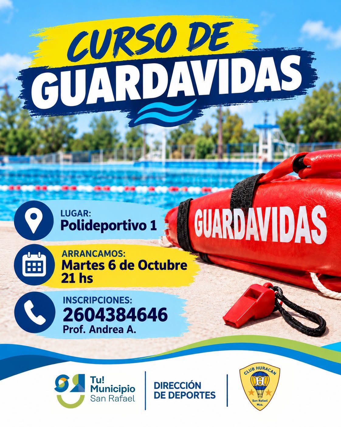 A LAS PUERTAS DEL VERANO, SAN RAFAEL INICIA UN NUEVO CURSO DE GUARDAVIDAS