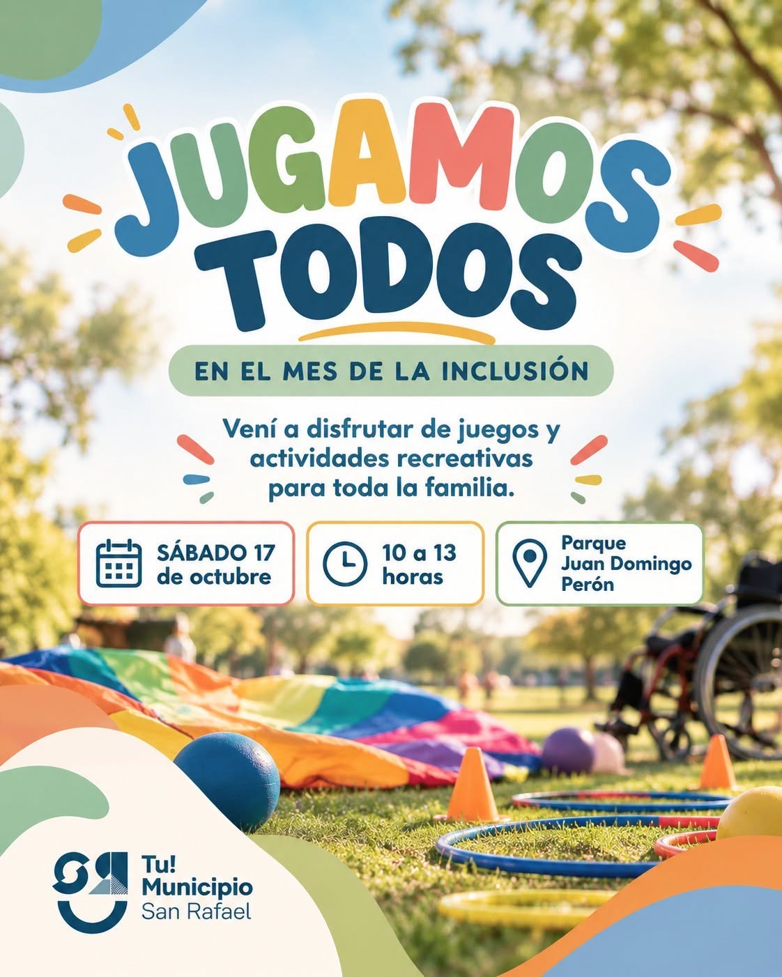 ACTIVIDADES DEPORTIVAS Y SOCIORECREATIVAS POR EL MES DE LA INCLUSIÓN